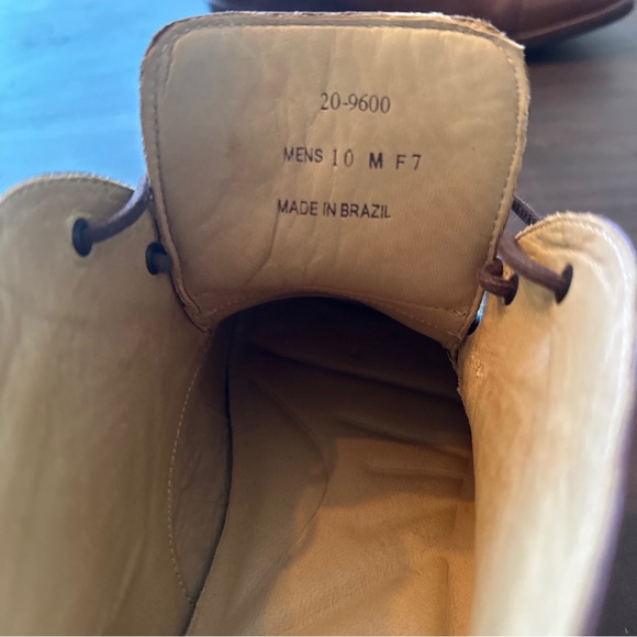 Johnston & Murphy Tan Full Grain Leather Cap Toe Chukka Men's Size 10M. - Picture 5 of 6